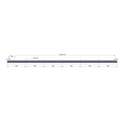Al samonosná sada, profil 95x100mm, pre bránu max 150kg/6.5m Al samonosná sada, profil 95x100mm, pre bránu max 150kg/6.5m